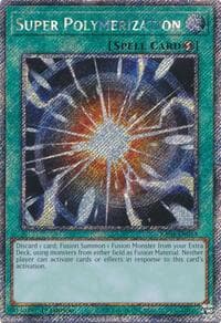 Super Polymerization (Platinum Secret Rare) - Quarter Century Bonanza - YuGiOh card
