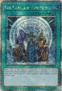 Six Samurai United (Quarter Century Secret Rare) - Quarter Century Bonanza - YuGiOh card