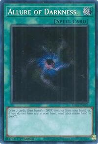 Allure of Darkness (Secret Rare) - Quarter Century Bonanza - YuGiOh card