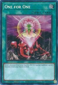 One for One (Secret Rare) - Quarter Century Bonanza - YuGiOh card