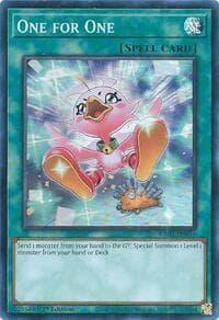 One for One (Alternate Art) - Quarter Century Bonanza - YuGiOh card