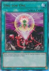 One for One (PUR) - Quarter Century Bonanza - YuGiOh card