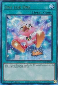 One for One (Alternate Art) (PUR) - Quarter Century Bonanza - YuGiOh card