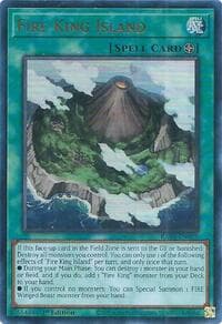 Fire King Island (UR) - Quarter Century Bonanza - YuGiOh card