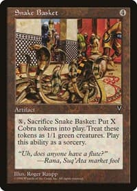 Snake Basket - Visions - Magic: The Gathering card