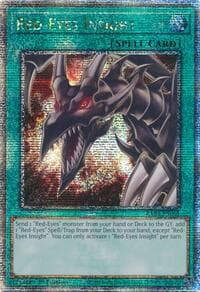 Red-Eyes Insight (Quarter Century Secret Rare) - Quarter Century Bonanza - YuGiOh card
