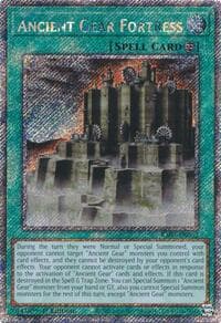 Ancient Gear Fortress (Platinum Secret Rare) - Quarter Century Bonanza - YuGiOh card