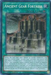 Ancient Gear Fortress (Secret Rare) - Quarter Century Bonanza - YuGiOh card