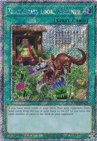 That Grass Looks Greener (Platinum Secret Rare) - Quarter Century Bonanza - YuGiOh card