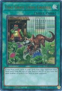 That Grass Looks Greener (UR) - Quarter Century Bonanza - YuGiOh card