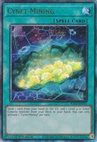 Cynet Mining (PUR) - Quarter Century Bonanza - YuGiOh card