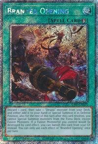 Branded Opening (Platinum Secret Rare) - Quarter Century Bonanza - YuGiOh card