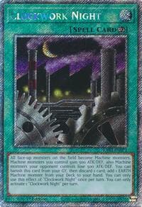 Clockwork Night (Platinum Secret Rare) - Quarter Century Bonanza - YuGiOh card