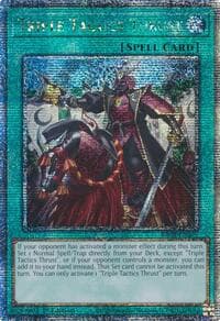 Triple Tactics Thrust (Quarter Century Secret Rare) - Quarter Century Bonanza - YuGiOh card