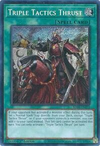 Triple Tactics Thrust (Secret Rare) - Quarter Century Bonanza - YuGiOh card