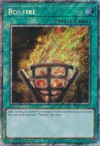 Bonfire (Platinum Secret Rare) - Quarter Century Bonanza - YuGiOh card