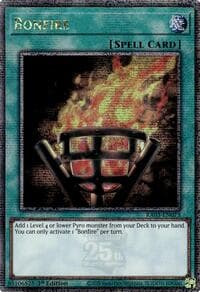 Bonfire (Quarter Century Secret Rare) - Quarter Century Bonanza - YuGiOh card