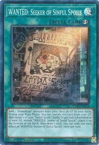 WANTED: Seeker of Sinful Spoils - Quarter Century Bonanza - YuGiOh card