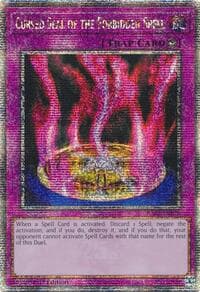 Cursed Seal of the Forbidden Spell (Quarter Century Secret Rare) - Quarter Century Bonanza - YuGiOh card