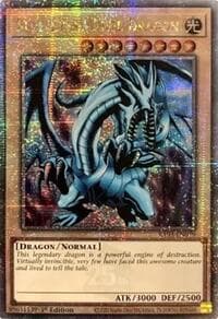 Blue-Eyes White Dragon (Quarter Century Secret Rare) - Quarter Century Bonanza - YuGiOh card