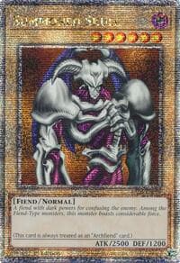 Summoned Skull (Quarter Century Secret Rare) - Quarter Century Bonanza - YuGiOh card