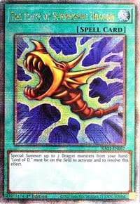 The Flute of Summoning Dragon (Quarter Century Secret Rare) - Quarter Century Bonanza - YuGiOh card