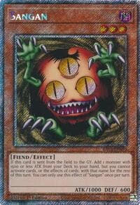 Sangan (Platinum Secret Rare) - Quarter Century Bonanza - YuGiOh card