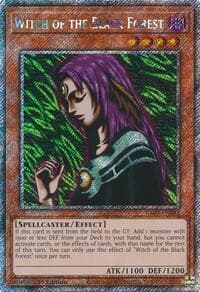 Witch of the Black Forest (Platinum Secret Rare) - Quarter Century Bonanza - YuGiOh card