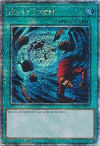 Heavy Storm (Quarter Century Secret Rare) - Quarter Century Bonanza - YuGiOh card