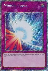 Mirror Force (Platinum Secret Rare) - Quarter Century Bonanza - YuGiOh card