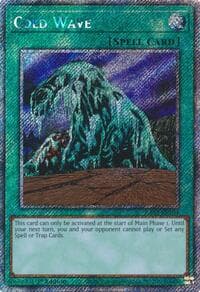 Cold Wave (Platinum Secret Rare) - Quarter Century Bonanza - YuGiOh card