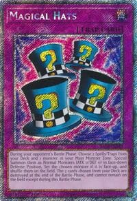 Magical Hats (Platinum Secret Rare) - Quarter Century Bonanza - YuGiOh card