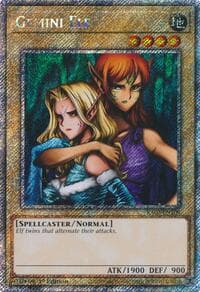 Gemini Elf (Platinum Secret Rare) - Quarter Century Bonanza - YuGiOh card