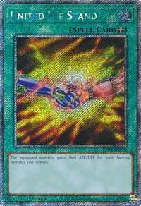 United We Stand (Platinum Secret Rare) - Quarter Century Bonanza - YuGiOh card