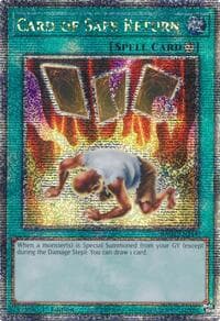 Card of Safe Return (Quarter Century Secret Rare) - Quarter Century Bonanza - YuGiOh card