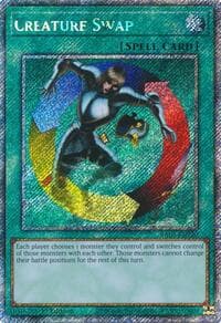Creature Swap (Platinum Secret Rare) - Quarter Century Bonanza - YuGiOh card