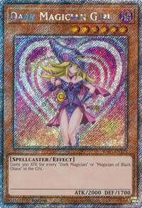 Dark Magician Girl (Platinum Secret Rare) (A) - Quarter Century Bonanza - YuGiOh card