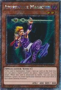 Apprentice Magician (Platinum Secret Rare) - Quarter Century Bonanza - YuGiOh card