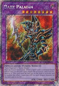 Dark Paladin (Platinum Secret Rare) - Quarter Century Bonanza - YuGiOh card
