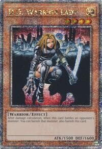D.D. Warrior Lady (Quarter Century Secret Rare) - Quarter Century Bonanza - YuGiOh card