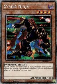 Strike Ninja (Platinum Secret Rare) - Quarter Century Bonanza - YuGiOh card