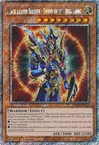 Black Luster Soldier - Envoy of the Beginning (Platinum Secret Rare) - Quarter Century Bonanza - YuGiOh card