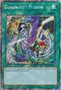 Dimension Fusion (Platinum Secret Rare) - Quarter Century Bonanza - YuGiOh card