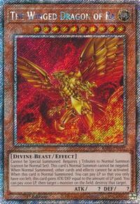 The Winged Dragon of Ra (Platinum Secret Rare) - Quarter Century Bonanza - YuGiOh card