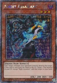Night Assailant (Platinum Secret Rare) - Quarter Century Bonanza - YuGiOh card
