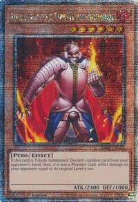 Thestalos the Firestorm Monarch (Quarter Century Secret Rare) - Quarter Century Bonanza - YuGiOh card