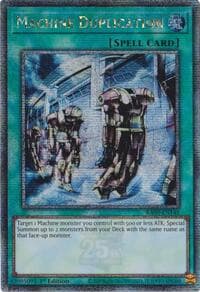 Machine Duplication (Quarter Century Secret Rare) - Quarter Century Bonanza - YuGiOh card