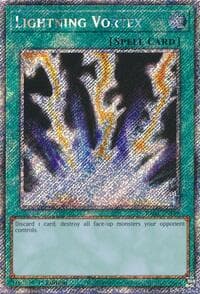 Lightning Vortex (Platinum Secret Rare) - Quarter Century Bonanza - YuGiOh card