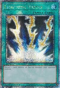 Lightning Vortex (Quarter Century Secret Rare) - Quarter Century Bonanza - YuGiOh card