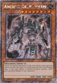 Ancient Gear Golem (Platinum Secret Rare) - Quarter Century Bonanza - YuGiOh card
